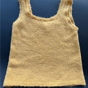 Chelsea & Violet Fuzzy Mustard Top